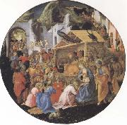 Sandro Botticelli Filippo Lippi,Adoration of the Magi Sweden oil painting artist